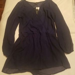 NEW NAVY BLUE ROMPER